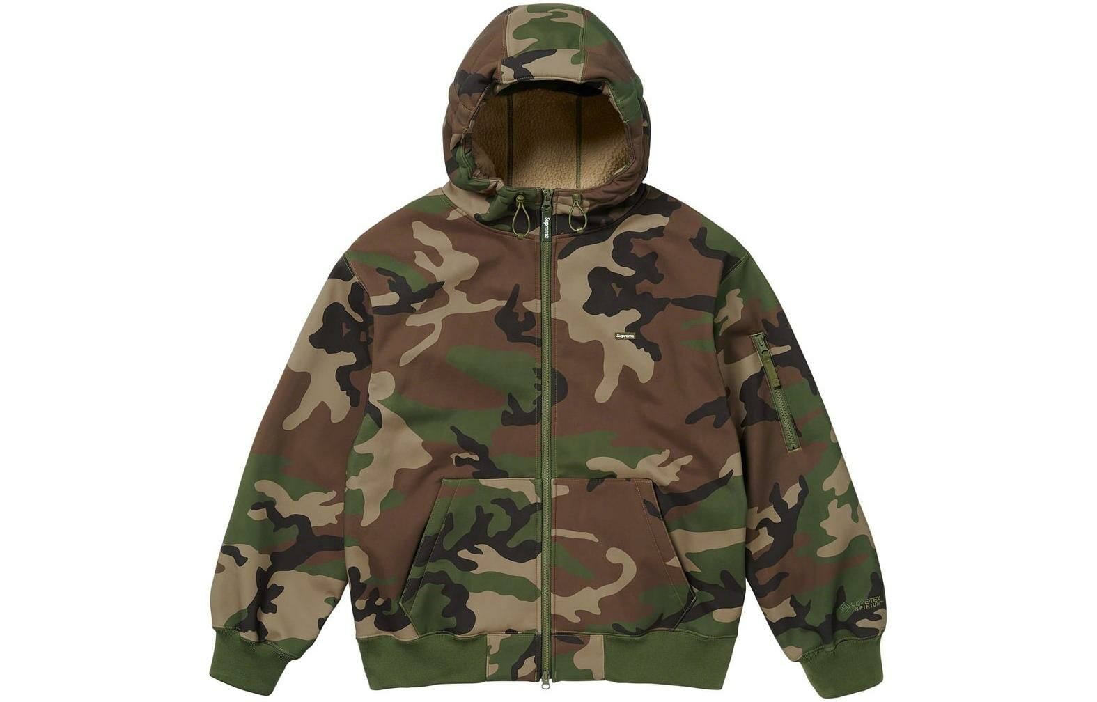 【代購】Supreme Windstopper Zip Up Hooded Sweatshirt FW23