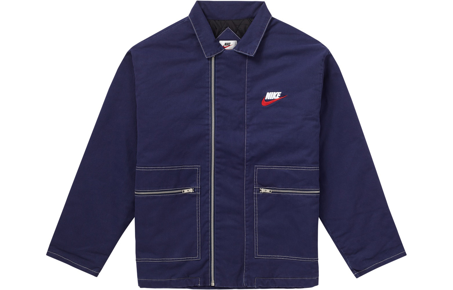 【代購】Supreme Nike Double Zip Quilted Work Jacket