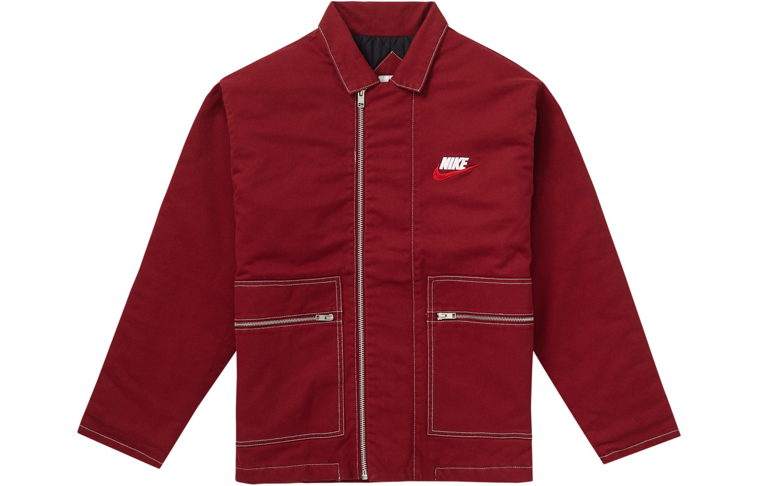 【代購】Supreme Nike Double Zip Quilted Work Jacket