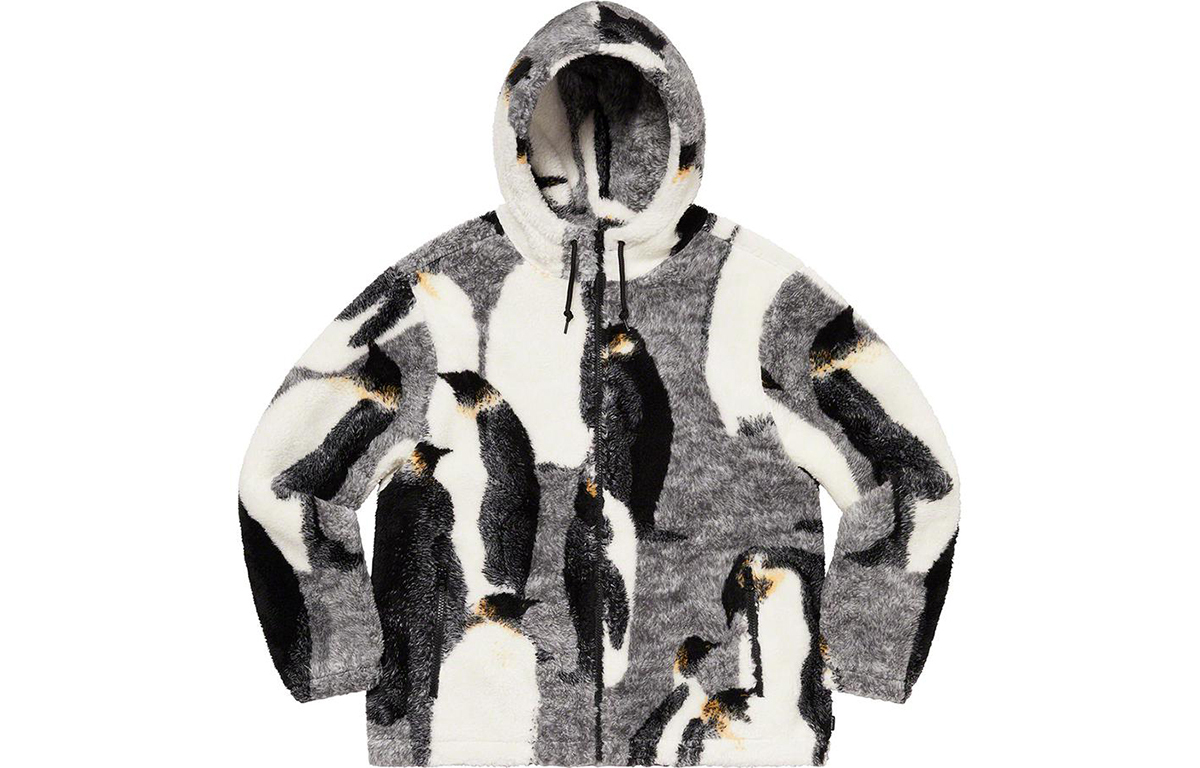 【代購】Supreme Penguins Hooded Fleece Jacket