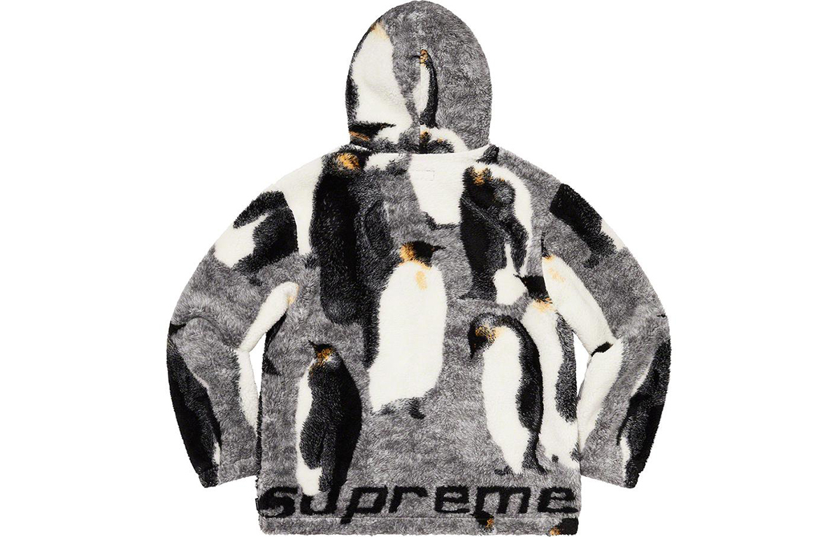 【代購】Supreme Penguins Hooded Fleece Jacket
