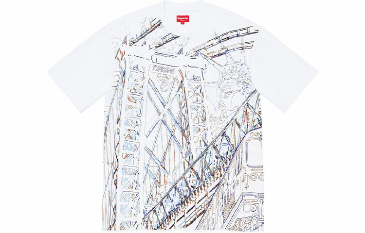 【代購】Supreme Bridge Embroidered S/S Tee