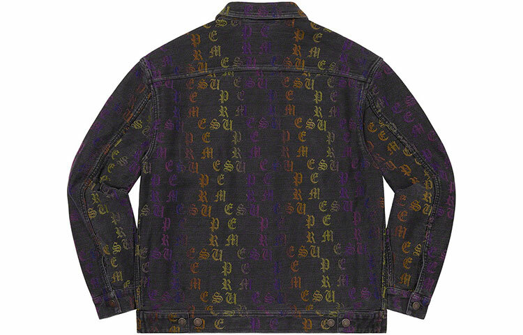 【代購】Supreme Gradient Jacquard Denim Work Jacket