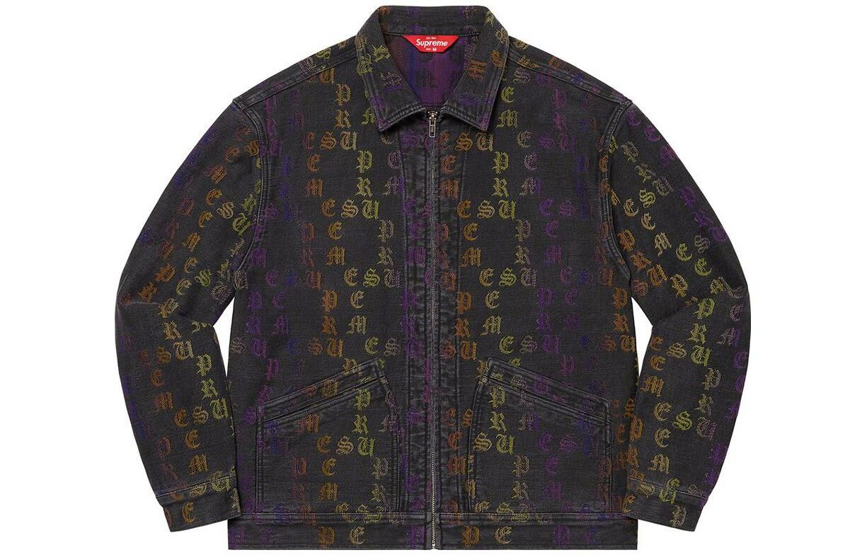 【代購】Supreme Gradient Jacquard Denim Work Jacket