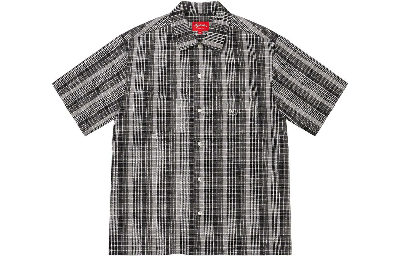 【代購】Supreme Metallic Plaid S/S Shirt