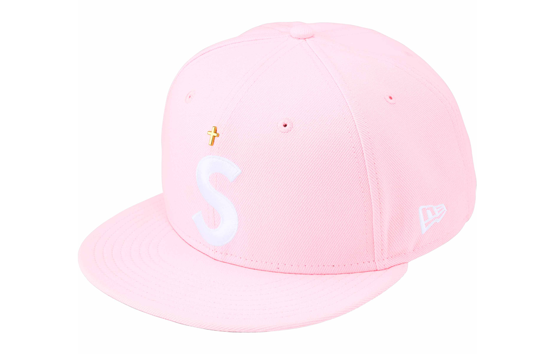 【代購】Supreme Gold Cross S Logo New Era Fitted Hat