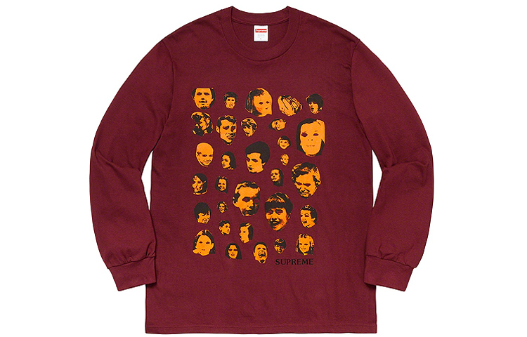 【代購】Supreme Faces L/S Tee