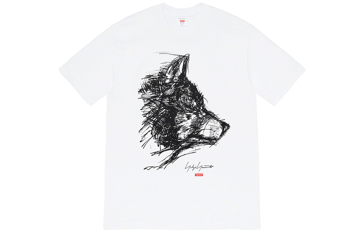 【代購】Supreme Yohji Yamamoto Scribble Wolf Tee