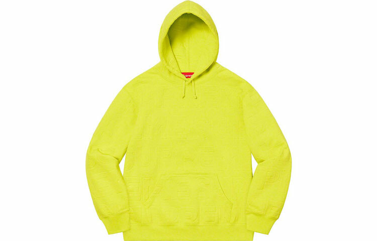 【代購】Supreme Embossed Logos Hooded Sweatshirt