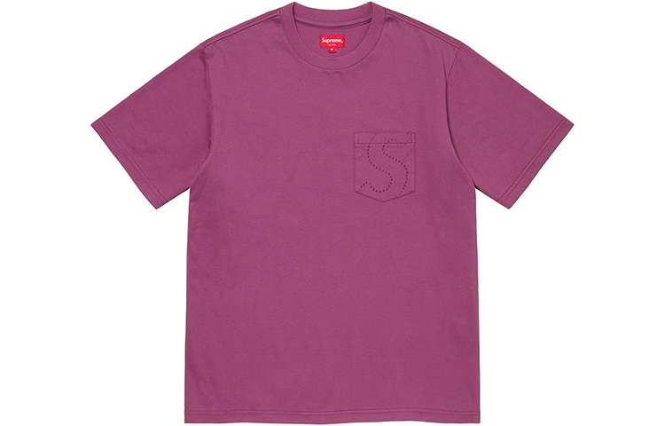 【代購】Supreme Laser Cut S Logo Pocket Tee