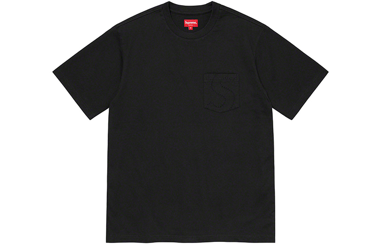 【代購】Supreme Laser Cut S Logo Pocket Tee