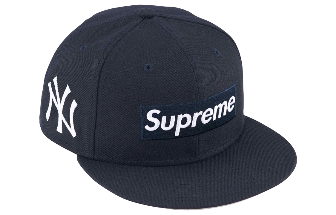 【代購】Supreme - Baseball Caps Unisex Marine Blue