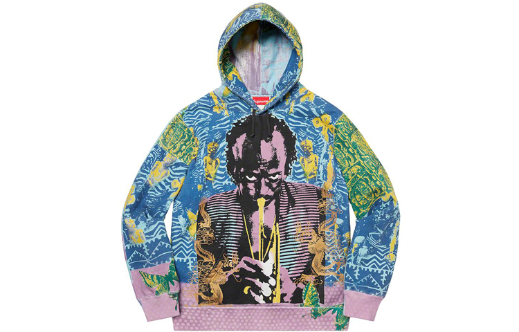 【代購】Supreme Miles Davis Hooded Sweatshirt
