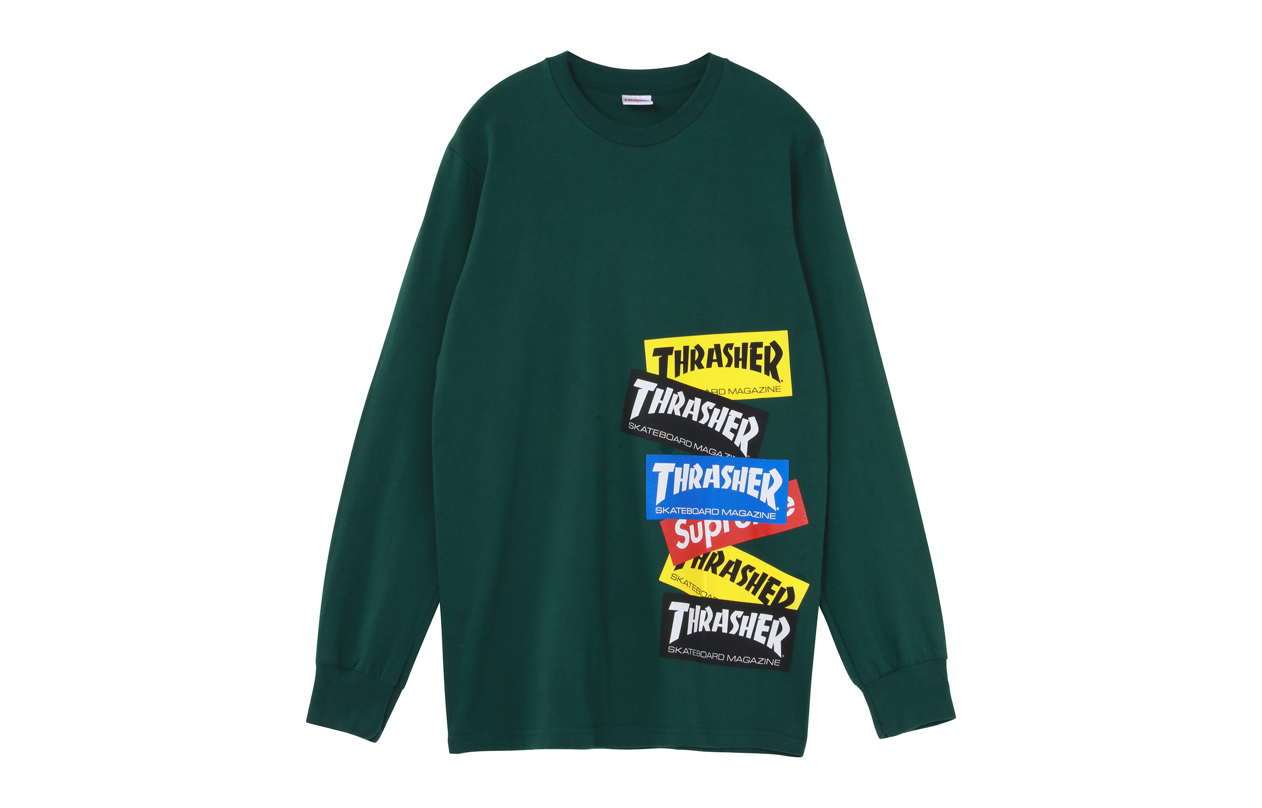 【代購】Supreme Thrasher Multi Logo L/S Tee