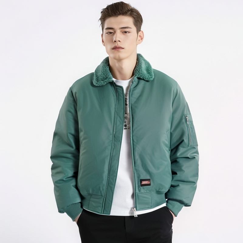 【代購】Supreme Dickies Fur Collar Bomber Jacket Green