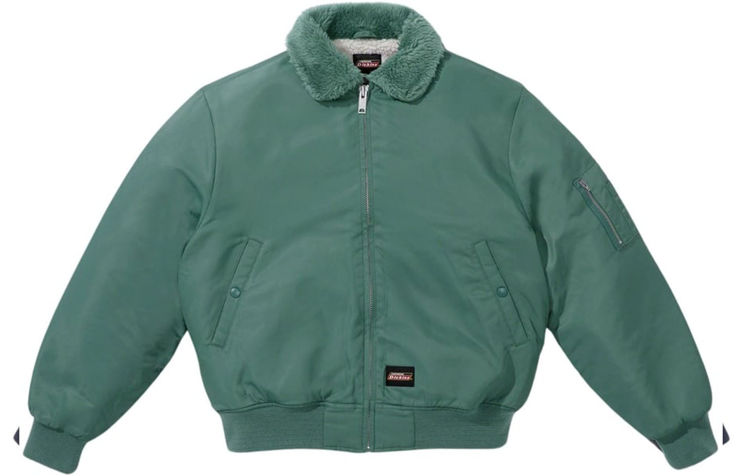 【代購】Supreme Dickies Fur Collar Bomber Jacket Green