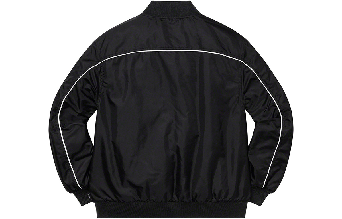 【代購】Supreme Contrast Script Varsity Jacket