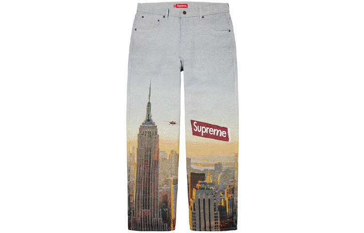 【代購】Supreme Aerial Tapestry Regular Jean