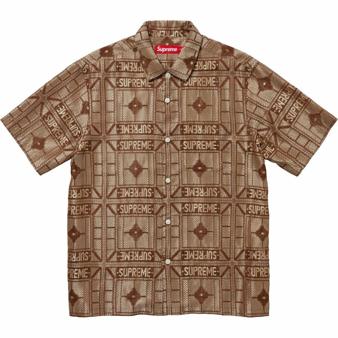 【代購】Supreme Tray Jacquard S/S Shirt