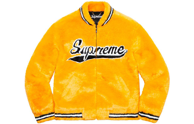 【代購】Supreme Faux Fur Varsity Jacket