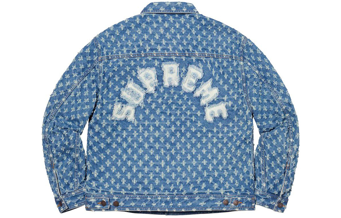 【代購】Supreme Hole Punch Denim Trucker Jacket