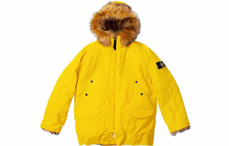 【代購】Supreme Stone Island Formula Steel Reversible Faux Fur Parka