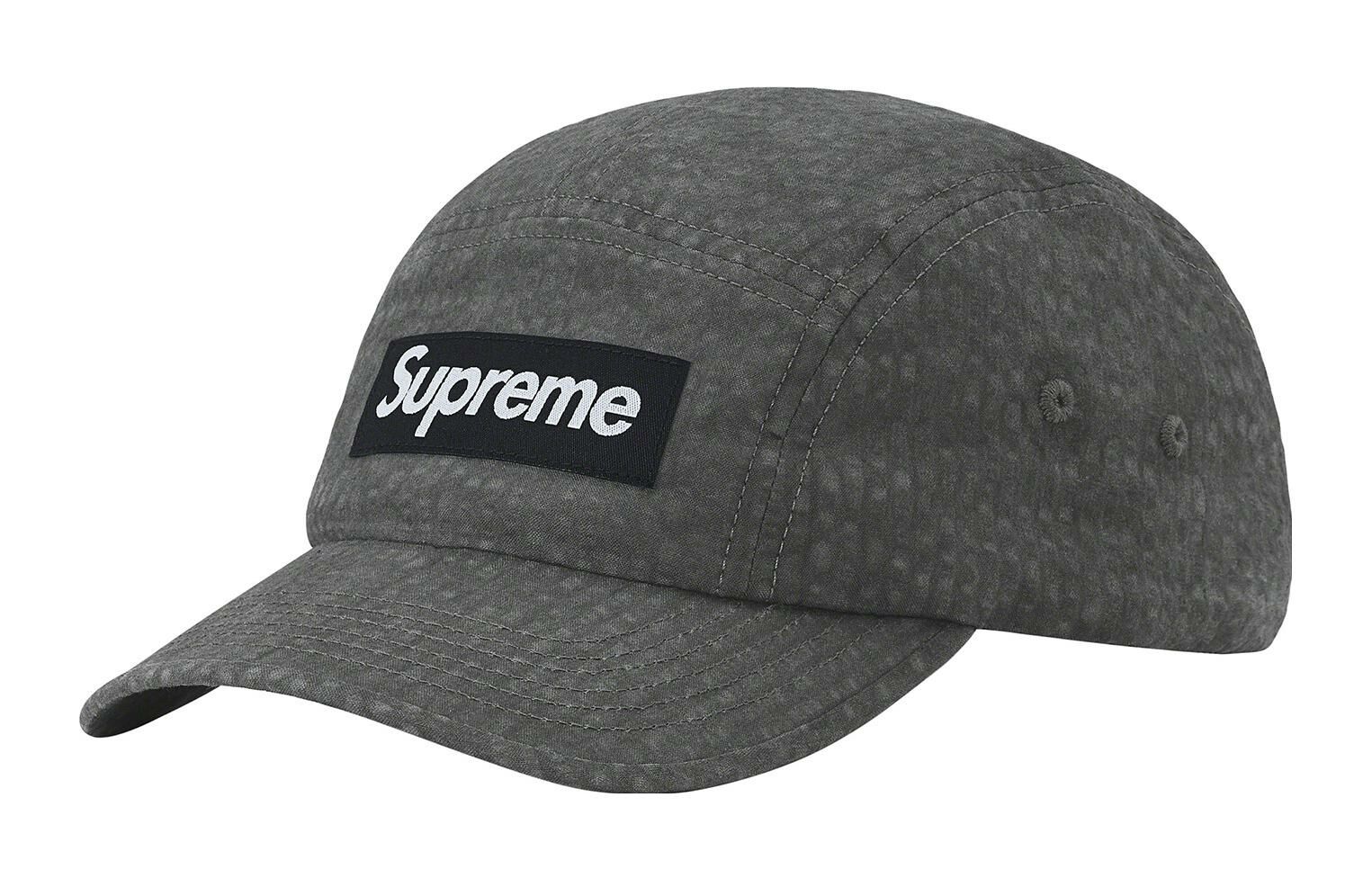 【代購】Supreme Washed Seersucker Camp Cap
