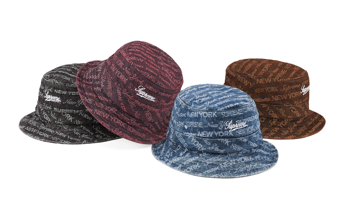 【代購】Supreme Multi Type Jacquard Denim Crusher