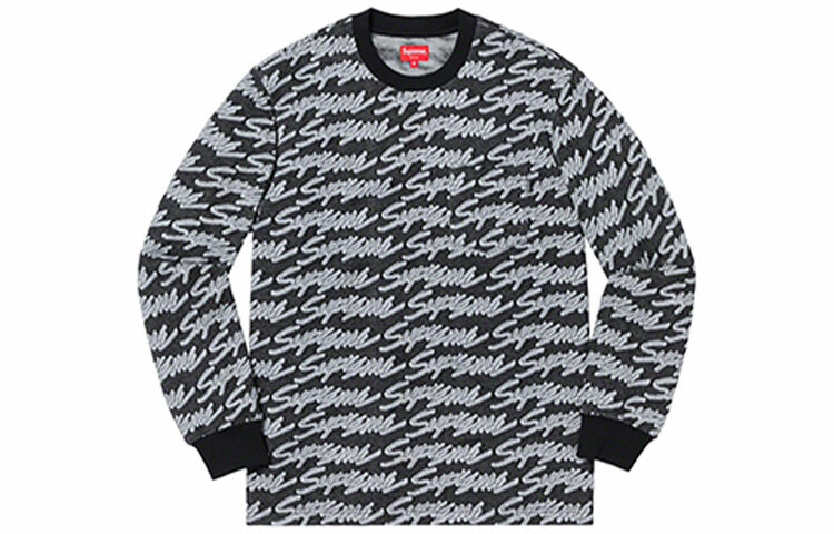 【代購】Supreme Signature Script Logo L/S Pocket Tee
