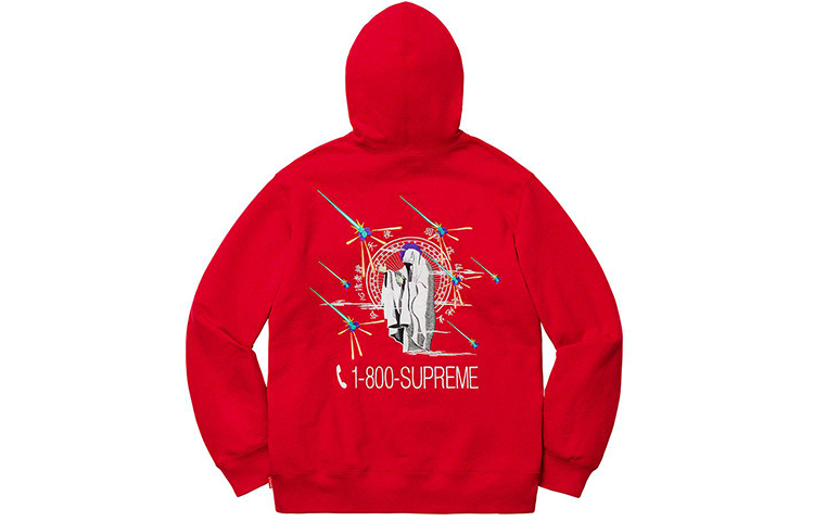 【代購】Supreme 1-800 Hooded Sweatshirt