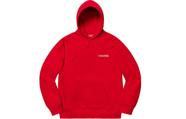 【代購】Supreme 1-800 Hooded Sweatshirt