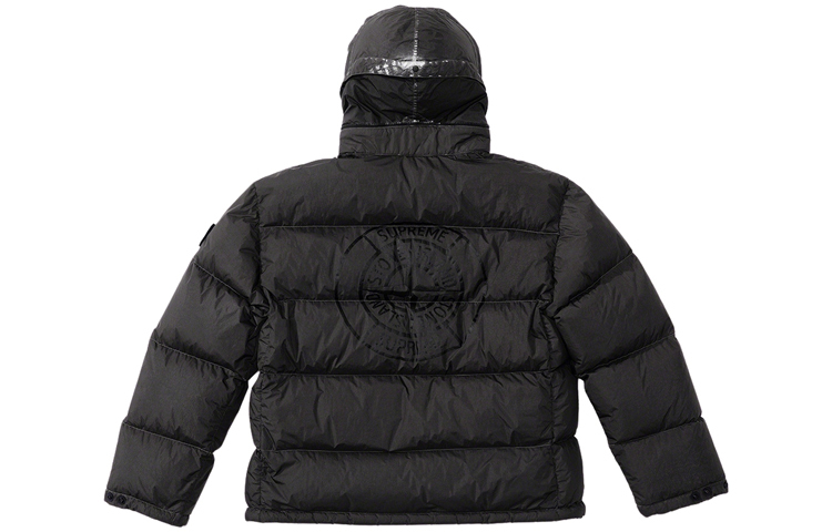 【代購】Supreme X Stone Island Painted Camo Crinkle Down Jacket