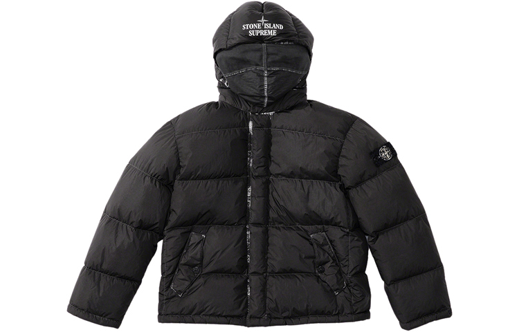 【代購】Supreme X Stone Island Painted Camo Crinkle Down Jacket