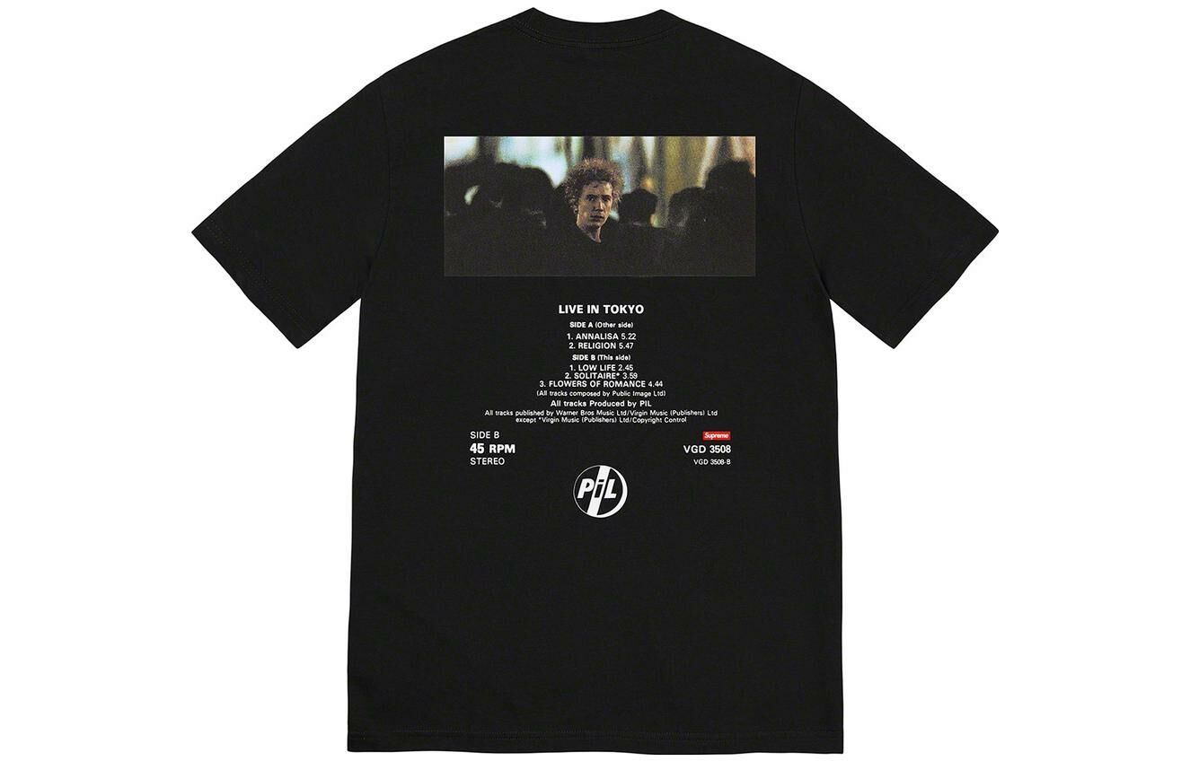 【代購】Supreme PiL Live In Tokyo Tee