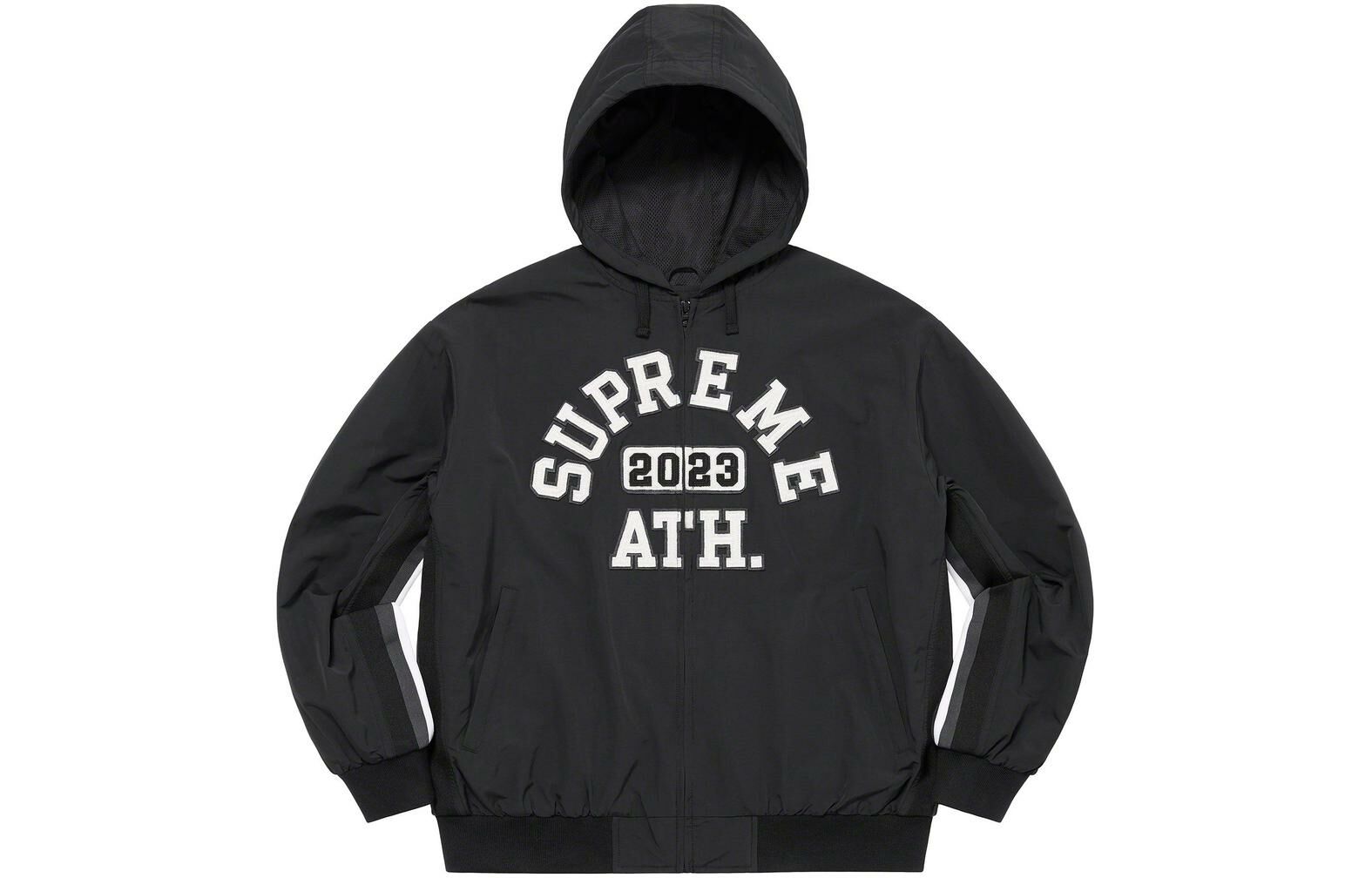 【代購】Supreme Appliqué Hooded Track Jacket