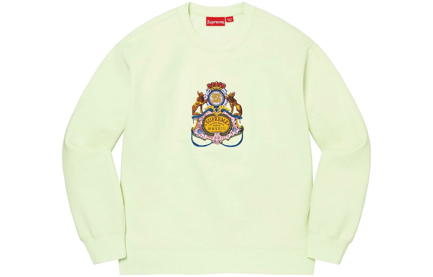 【代購】Supreme Crest Crewneck