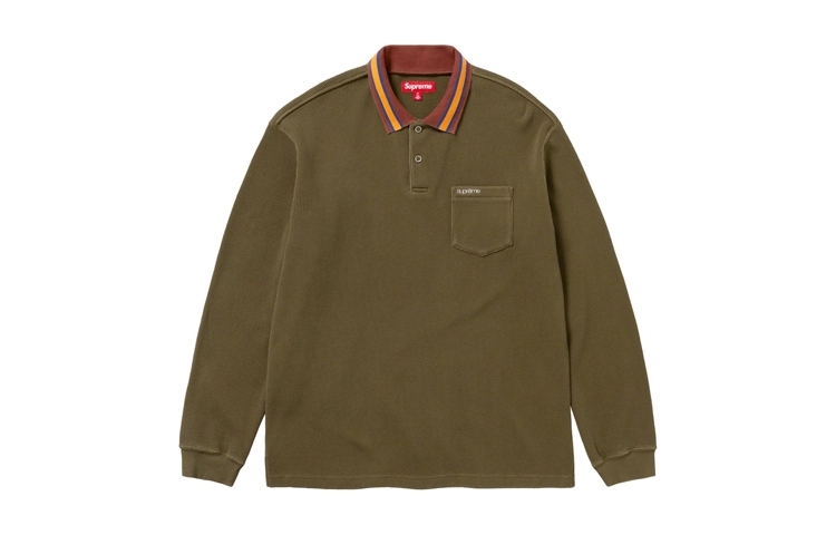 【代購】Supreme Thermal L/S Polo