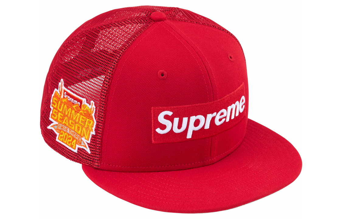 【代購】Supreme Box Logo Mesh Back New Era Cap SS24