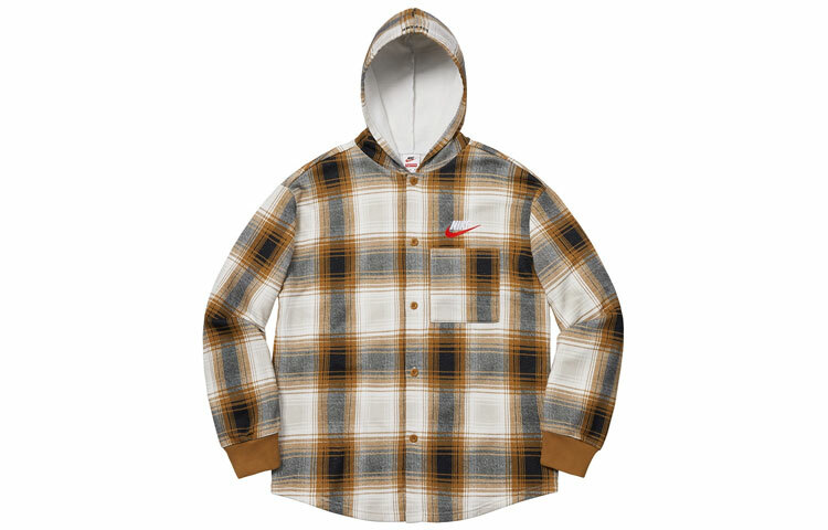 【代購】Supreme Nike Plaid Hooded Sweatshirt