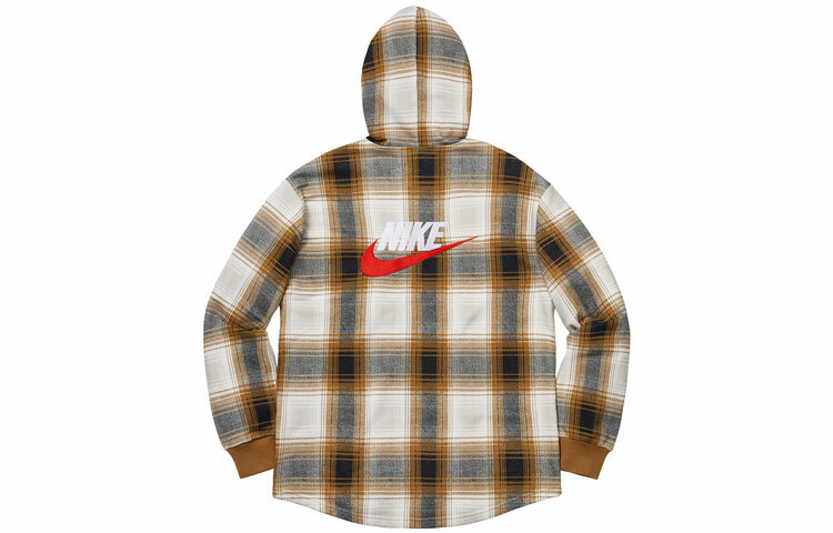 【代購】Supreme Nike Plaid Hooded Sweatshirt