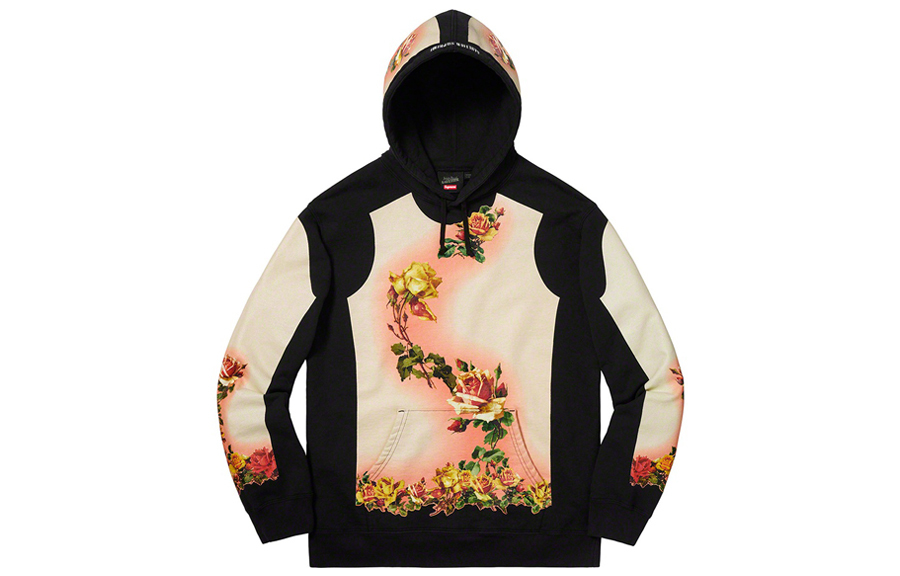 【代購】Supreme Jean Paul Gaultier Floral Print Hooded Sweatshirt