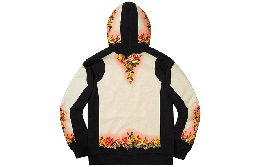 【代購】Supreme Jean Paul Gaultier Floral Print Hooded Sweatshirt