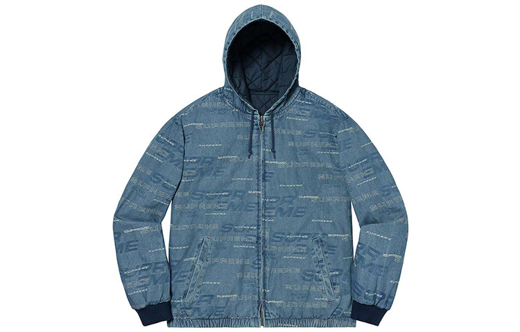 【代購】Supreme Reversible Dimensions Logo Denim Work Jacket