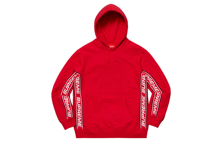 【代購】Supreme Text Rib Hooded Sweatshirt