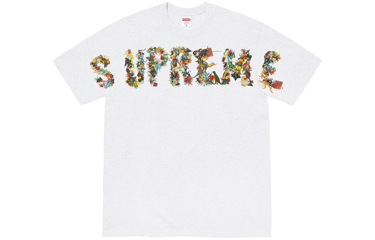 【代購】Supreme Toy Pile Tee Ash Grey