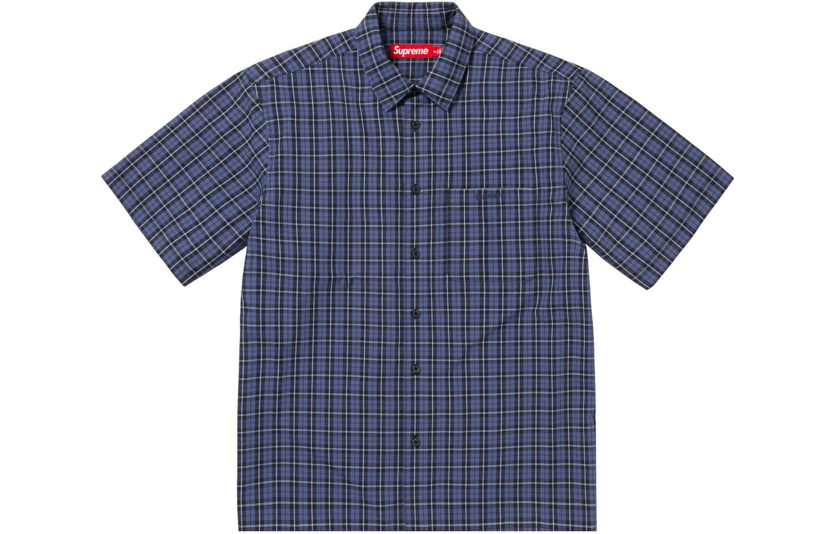 【代購】Supreme Loose Fit Mini Plaid S/S Shirt