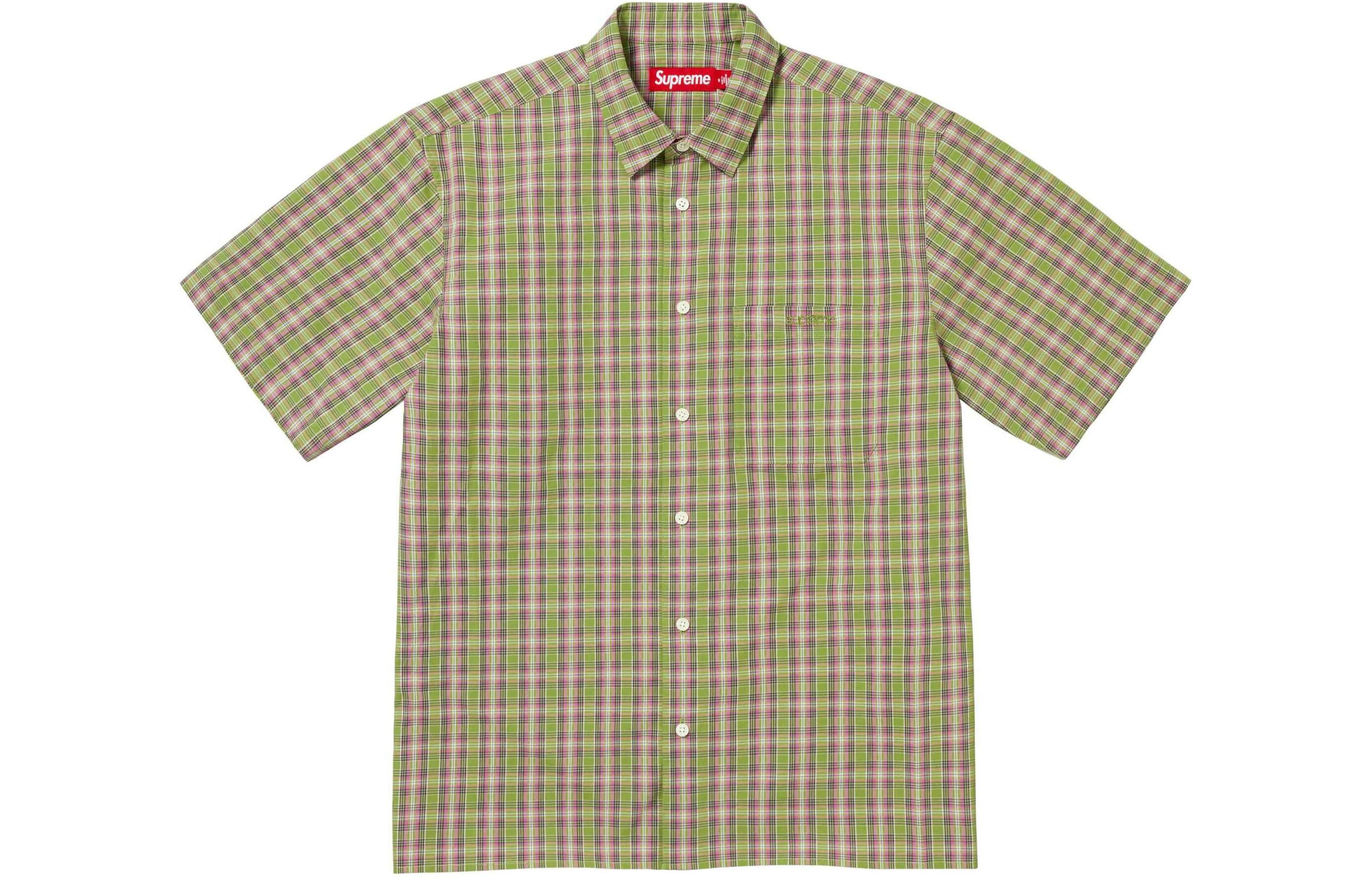 【代購】Supreme Loose Fit Mini Plaid S/S Shirt