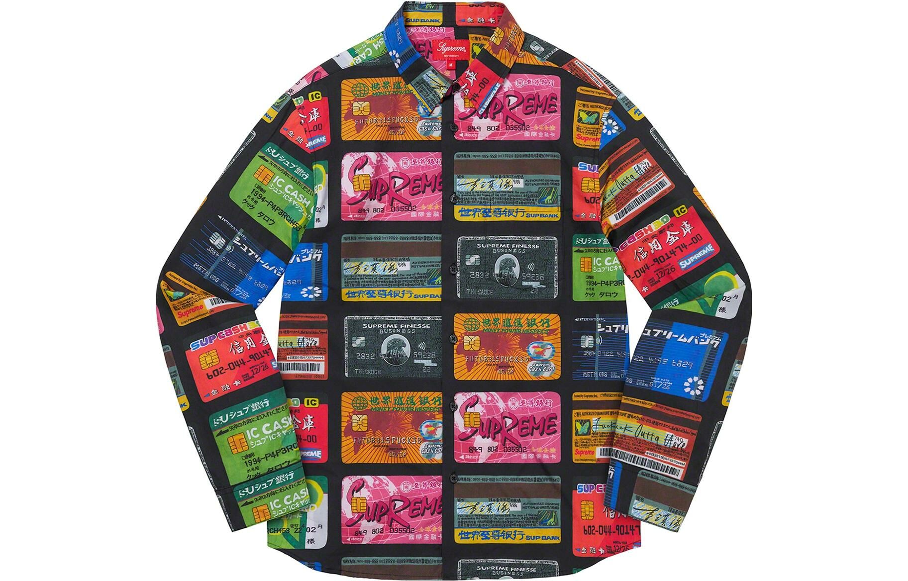 【代購】Supreme Credit Cards Shirt
