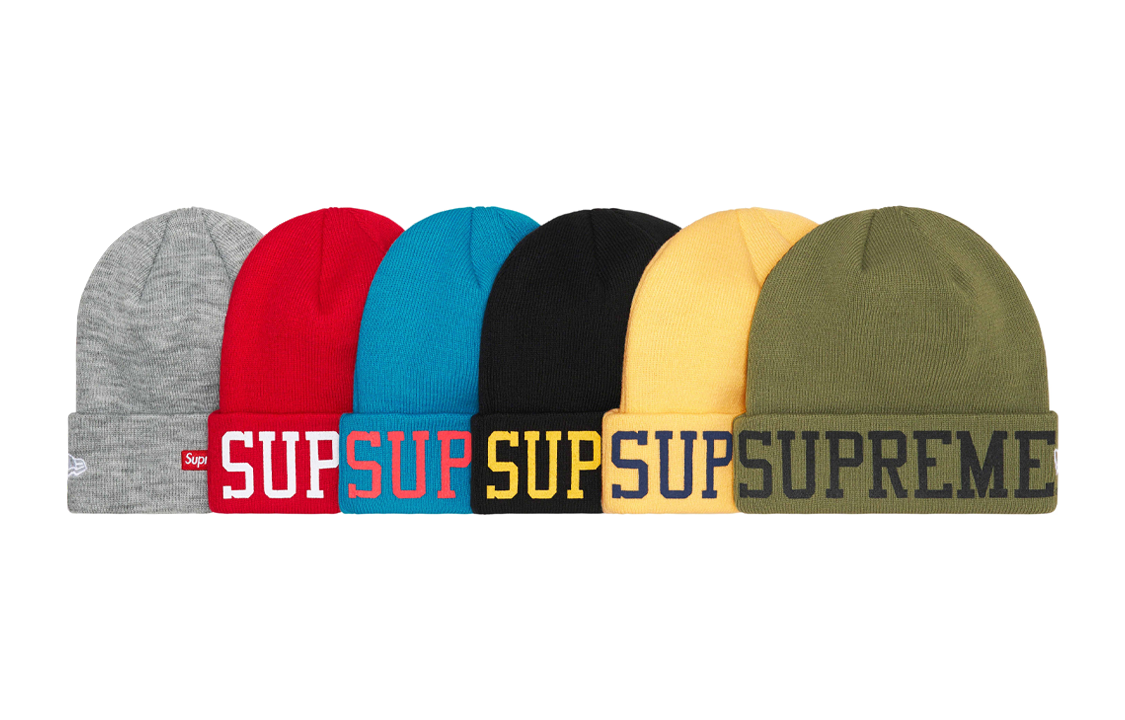【代購】Supreme New Era Varsity Beanie