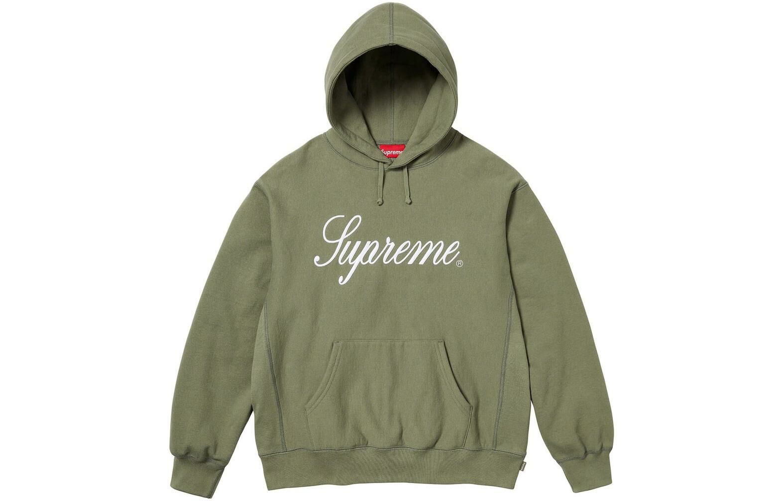【代購】Supreme Raised Script Hooded Sweatshirt